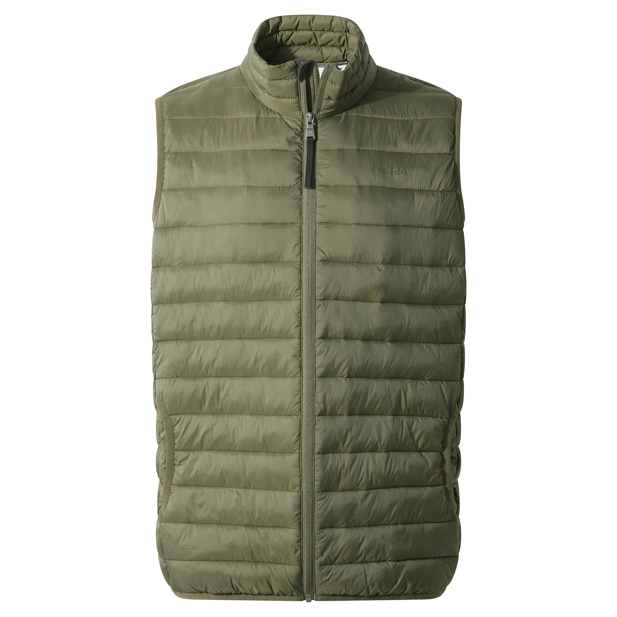 Gibson Mens Insulated Padded Gilet - Khaki