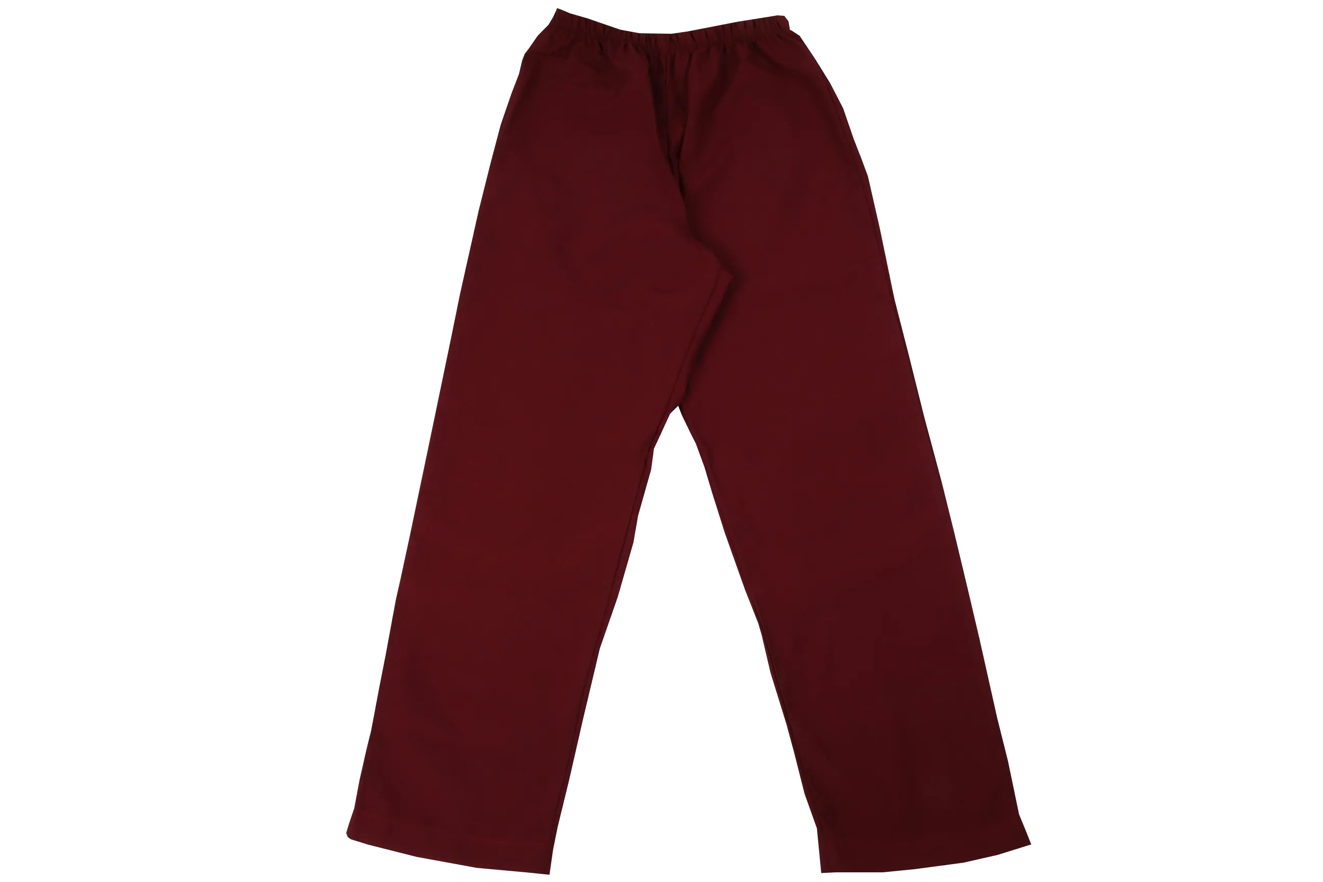 Girls Elasticated Pants (Ijar) - Maroon