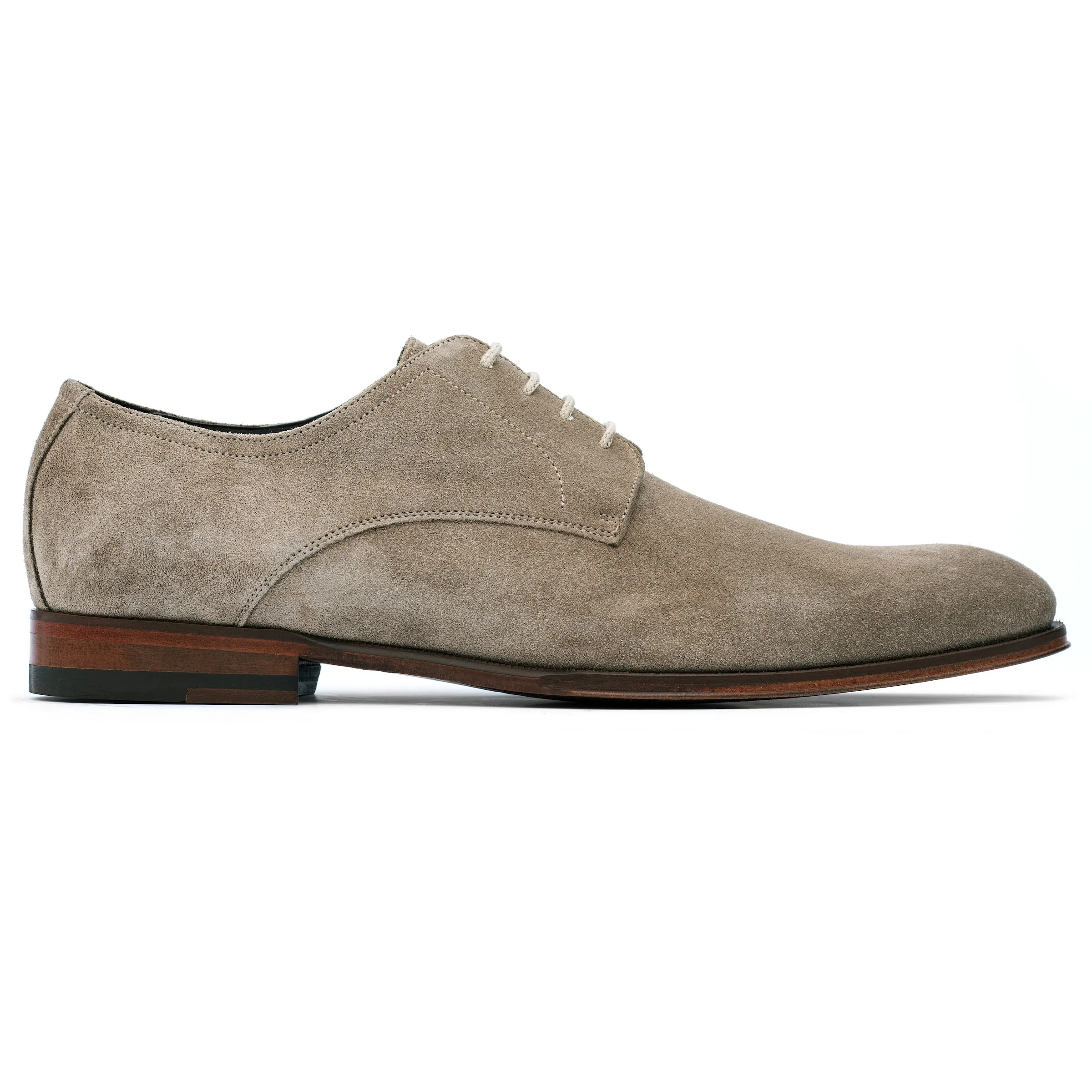 Gunn Taupe Suede Derby