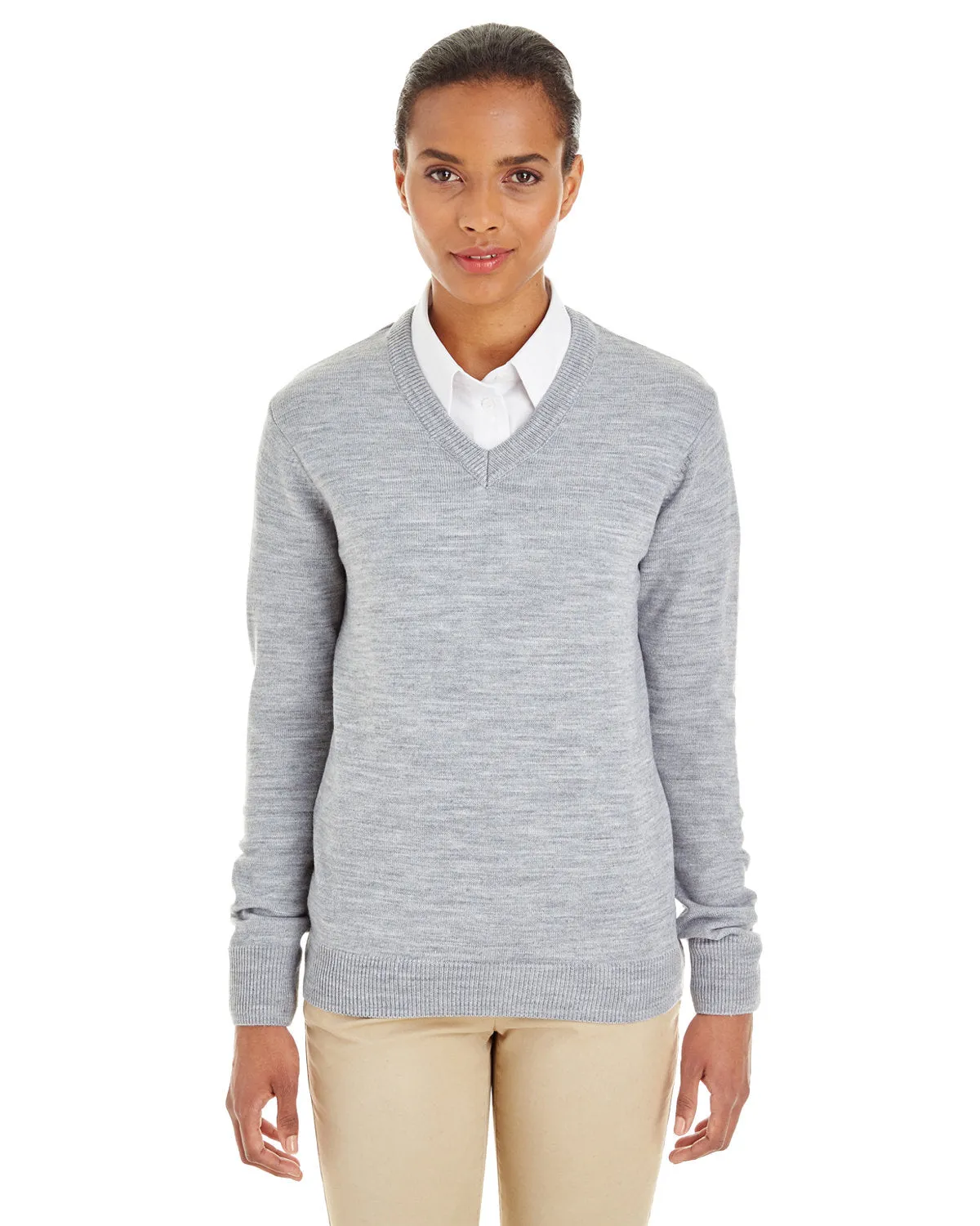 Harriton Ladies' Pilbloc™ V-Neck Sweater M420W