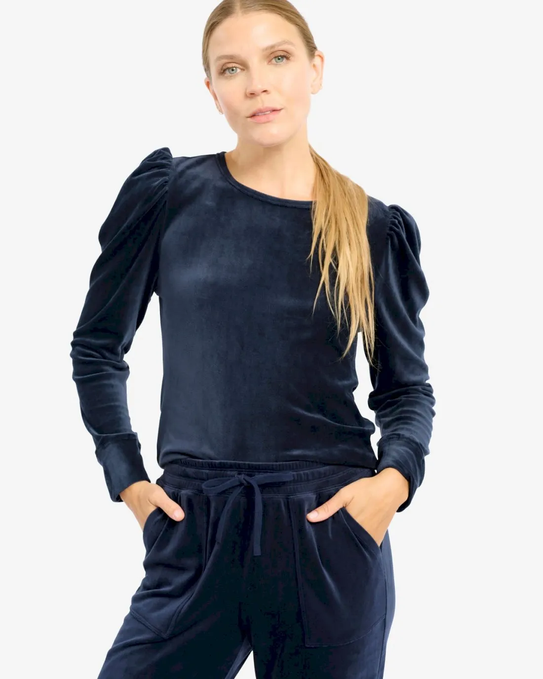 Ingrid Velour Long Sleeve Tee