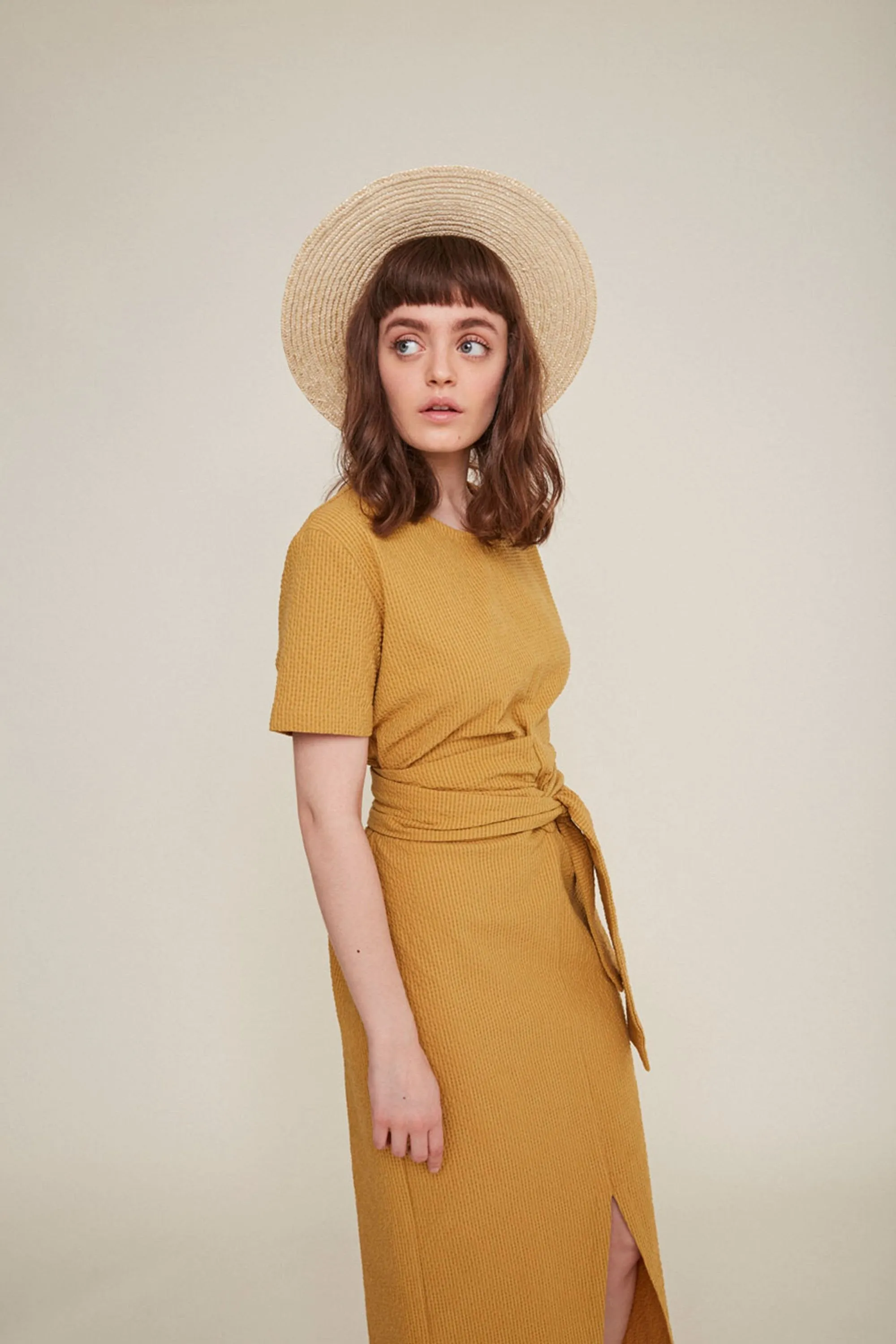 jianna dress mustard