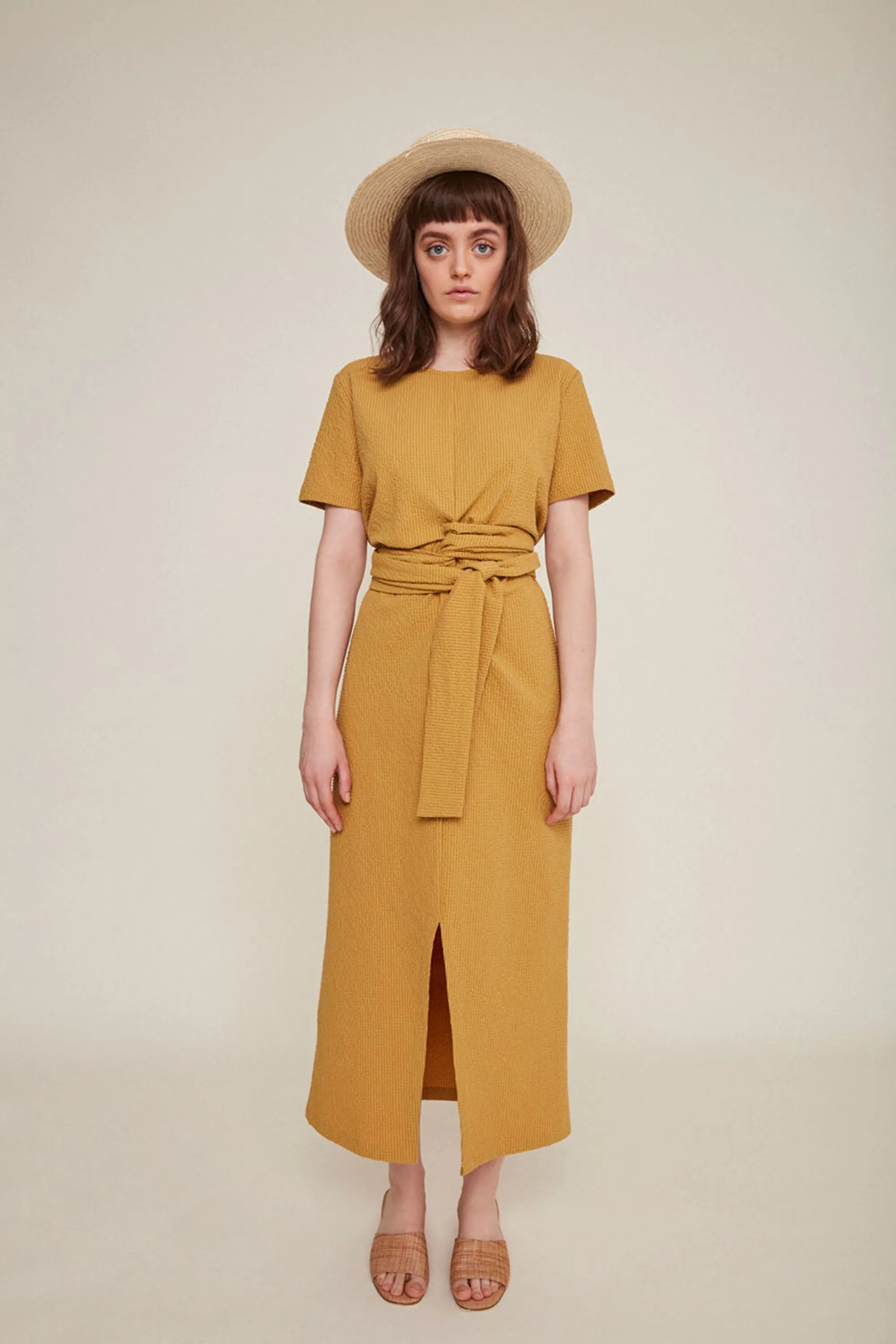 jianna dress mustard