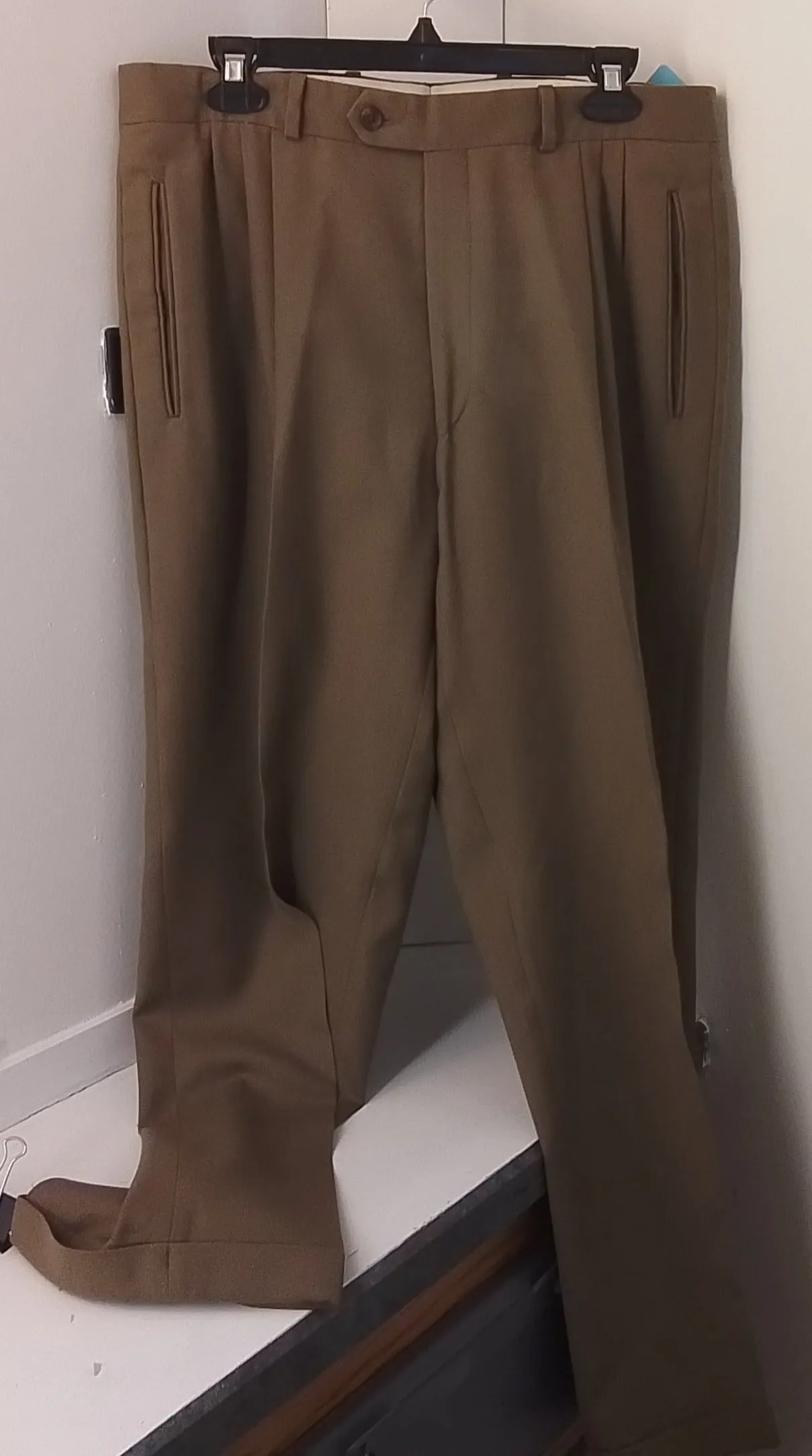 Joseph & Feiss Men's Brown Dress Pants