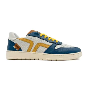 Kamo-Gutsu CAMPO 048 Sneaker (Men) - Blue/Ivory Print