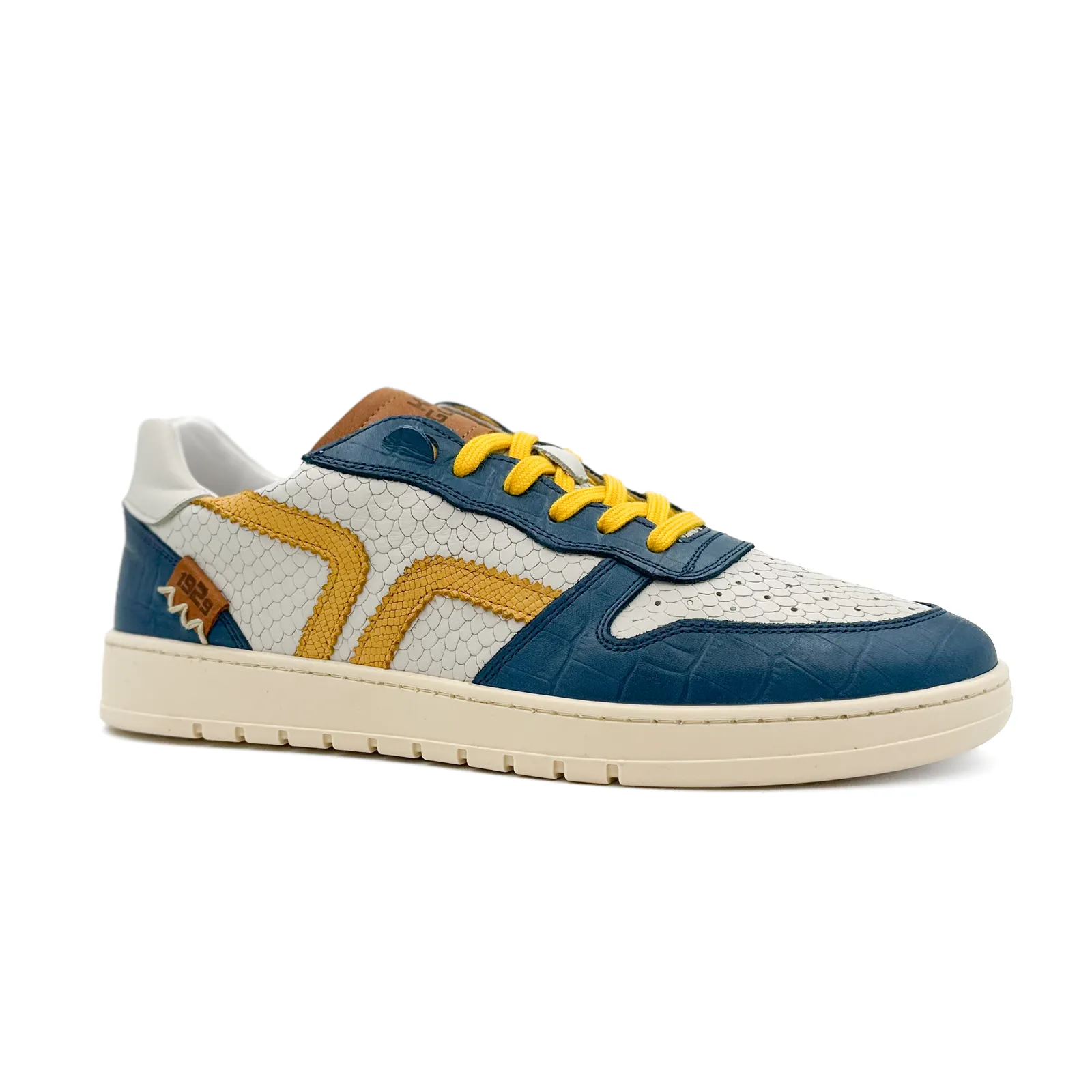 Kamo-Gutsu CAMPO 048 Sneaker (Men) - Blue/Ivory Print