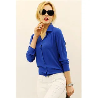 Ketty More Women Collar Neck Formal Wear Shirt-KMWSB795