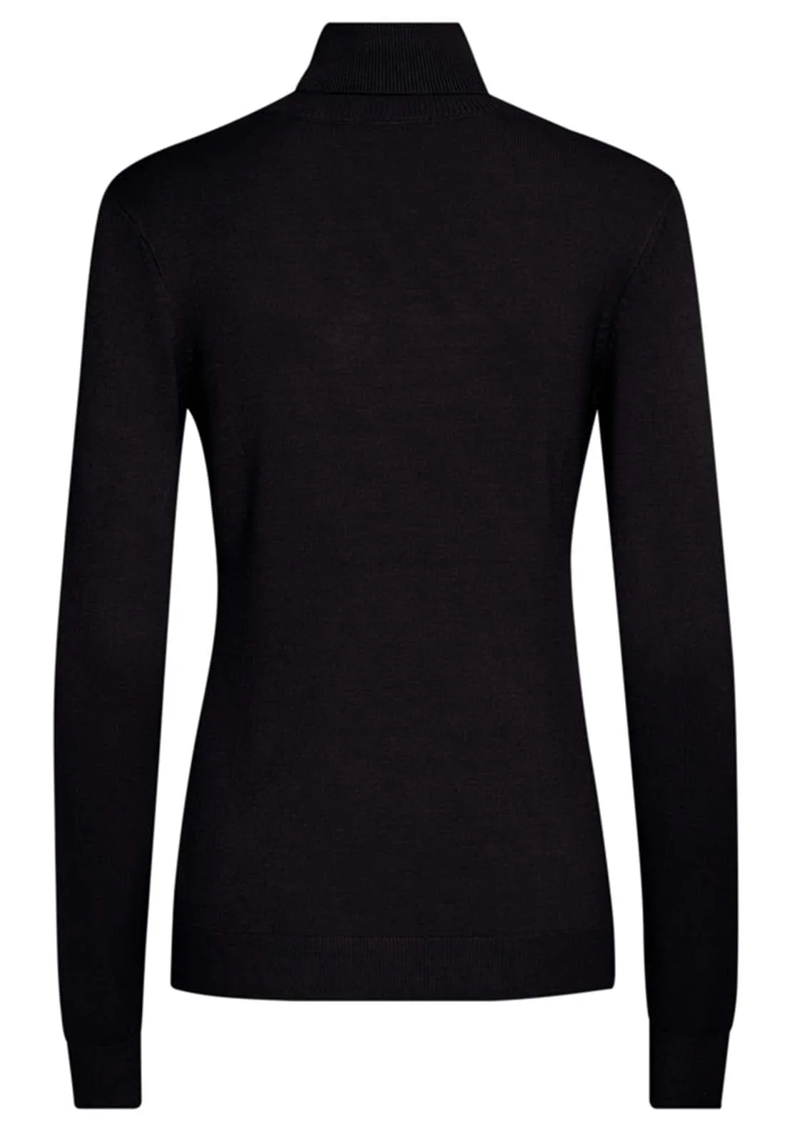 Knit Long Sleeve Pullover - Black