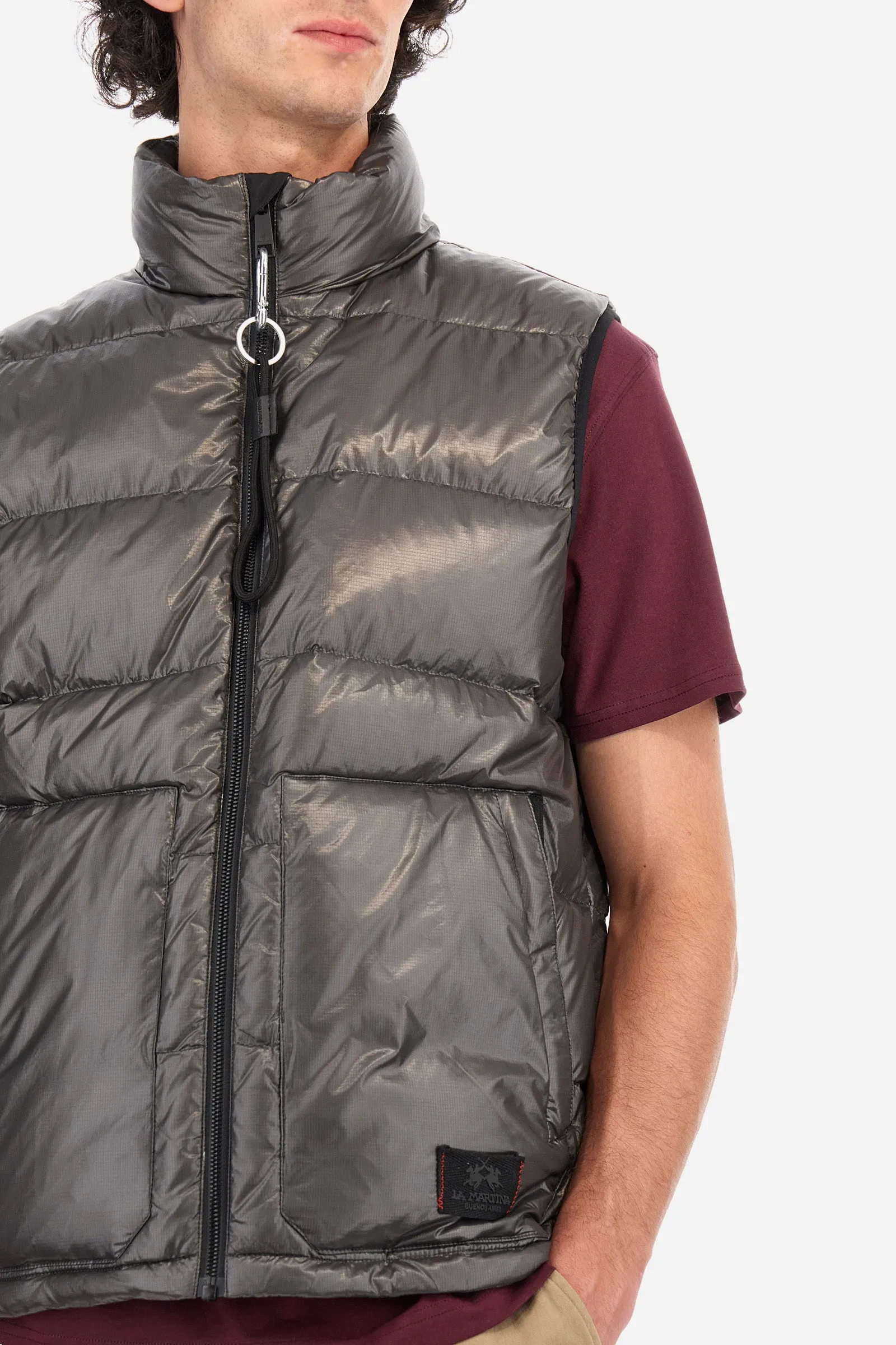 La Martina Men's Down Gilet | Grey