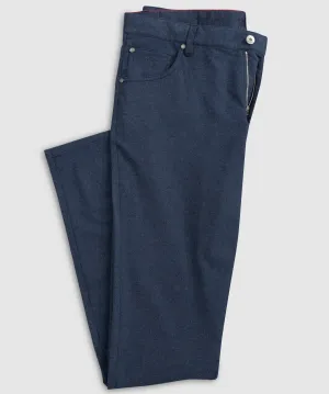 London Brushed Twill Flannel Pant in Indigo by Johnnie-O