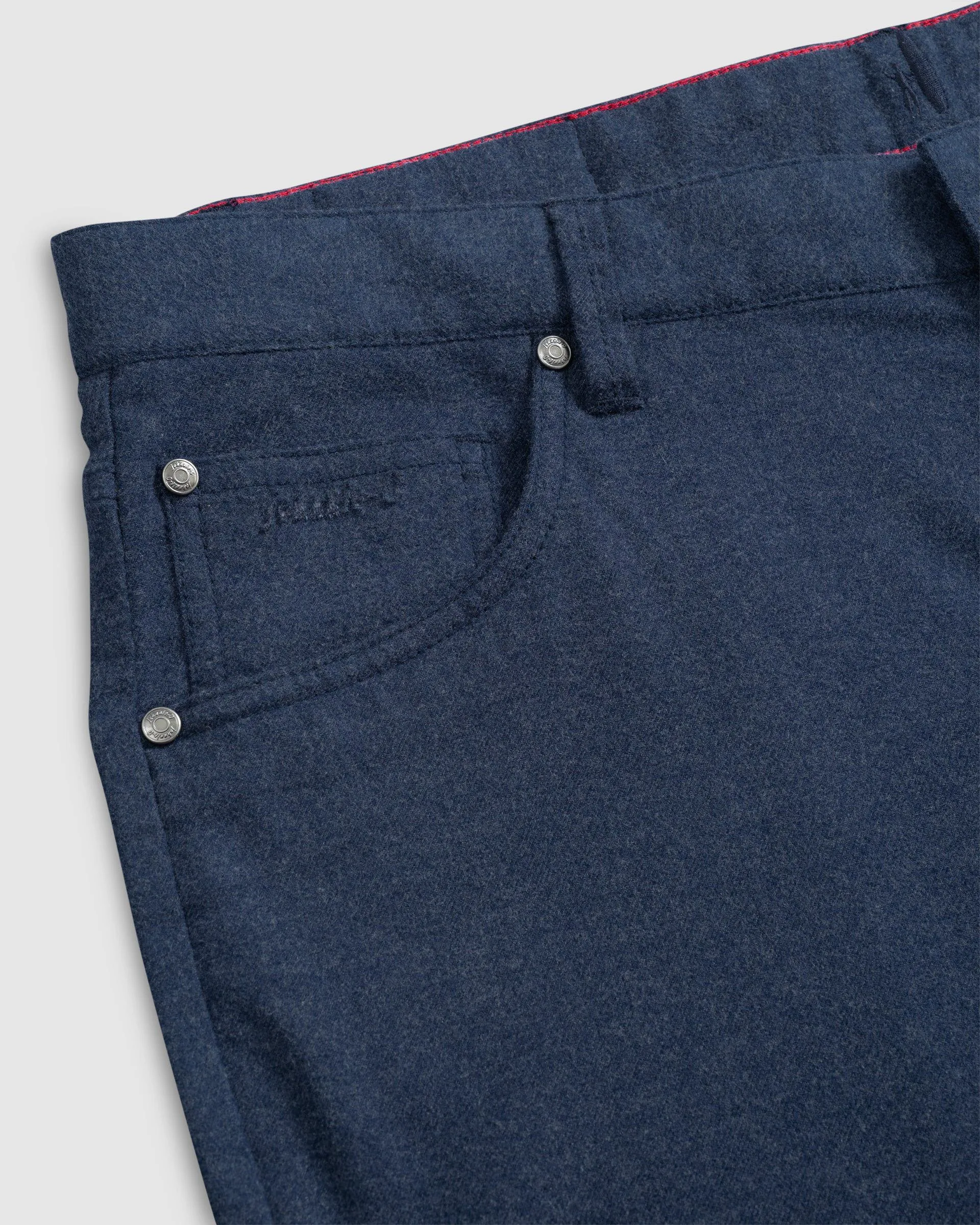 London Brushed Twill Flannel Pant in Indigo by Johnnie-O