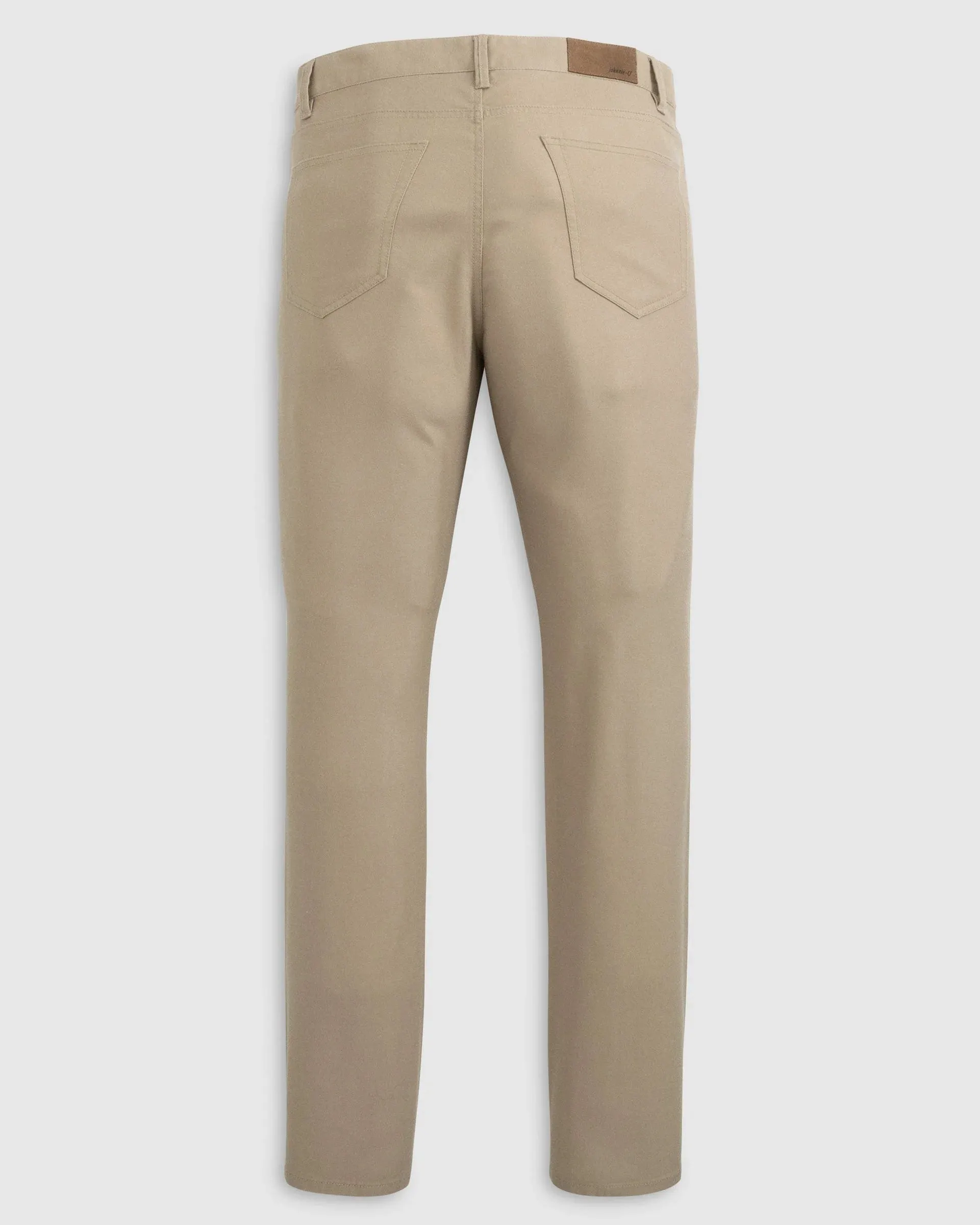 London Brushed Twill Flannel Pant in Khaki by Johnnie-O