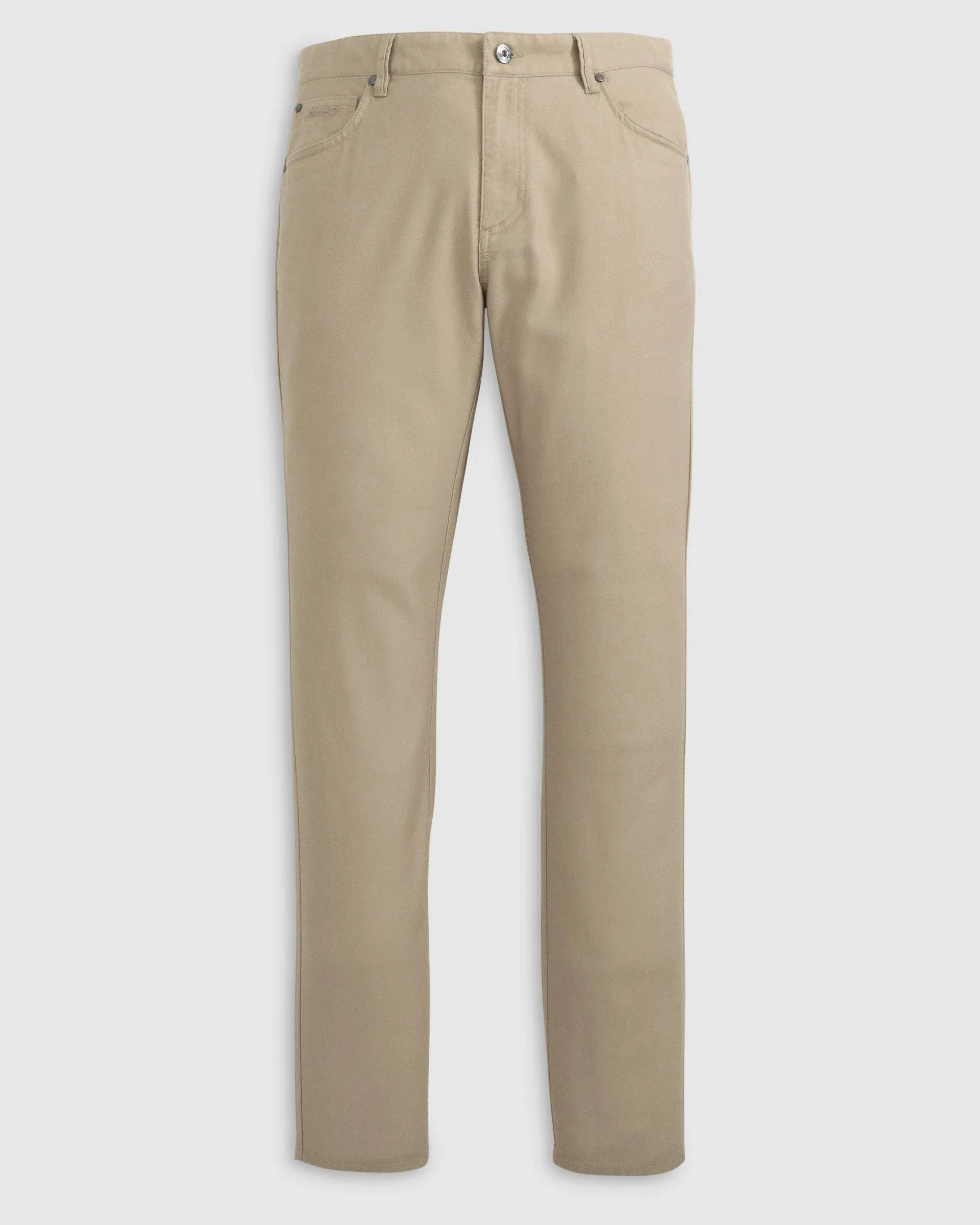 London Brushed Twill Flannel Pant in Khaki by Johnnie-O