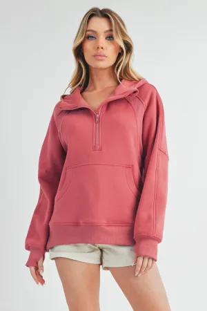 Long Drea Half-Zip Hoodie