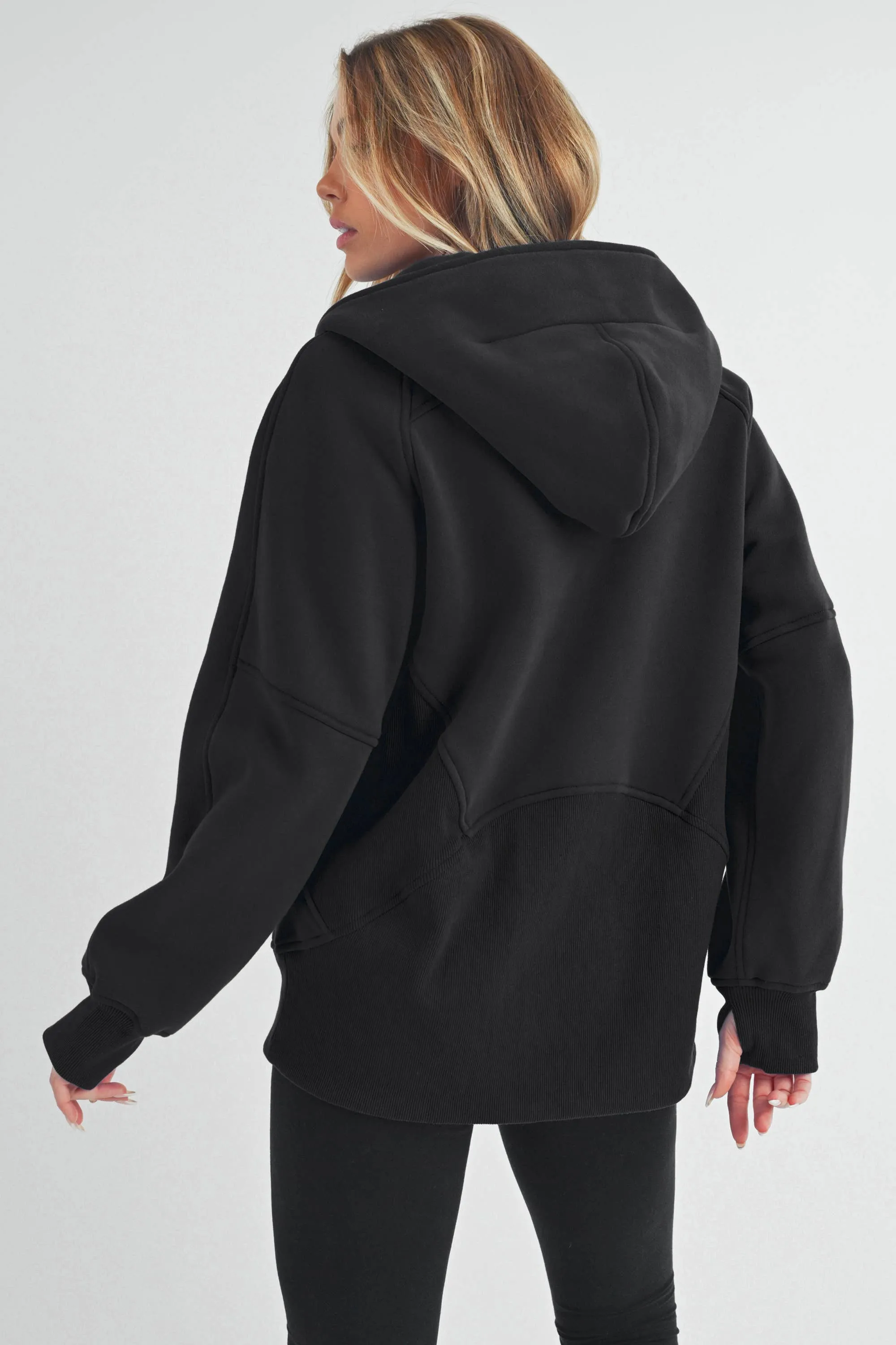 Long Drea Half-Zip Hoodie