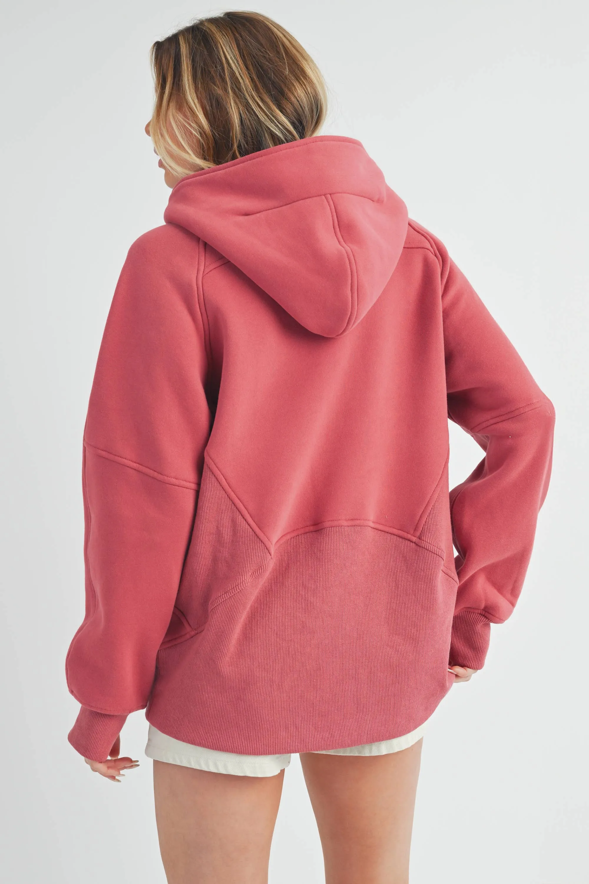 Long Drea Half-Zip Hoodie