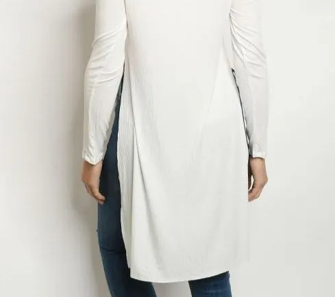 Long Sleeve Ivory Top Tunic