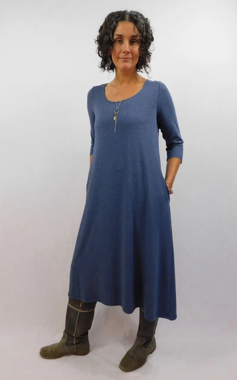 Long Tunic Dress with Pockets