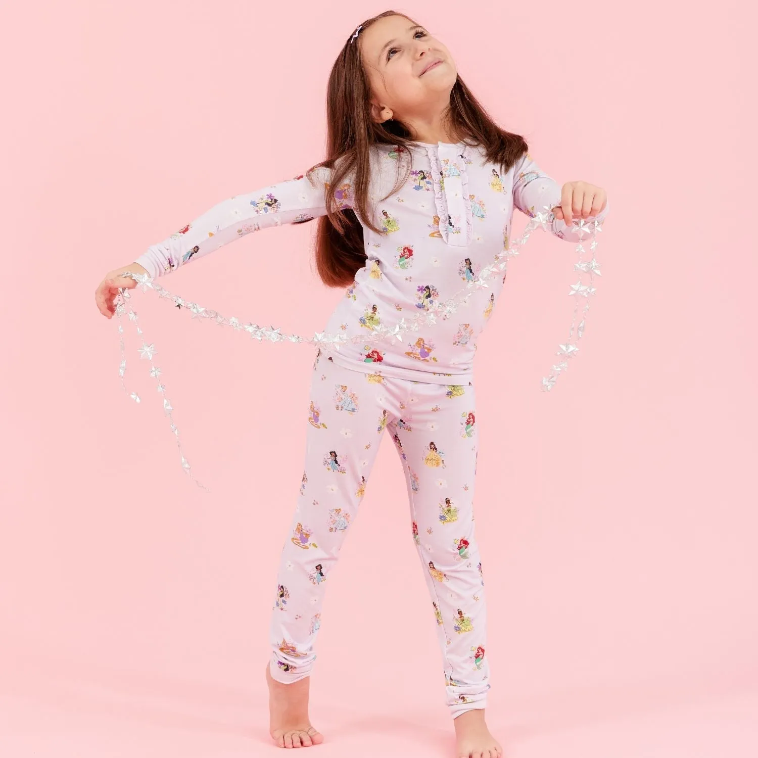 Magnetic Me Disney | Princess Modal Magnetic No Drama Pajama Kids Long Sleeve Set