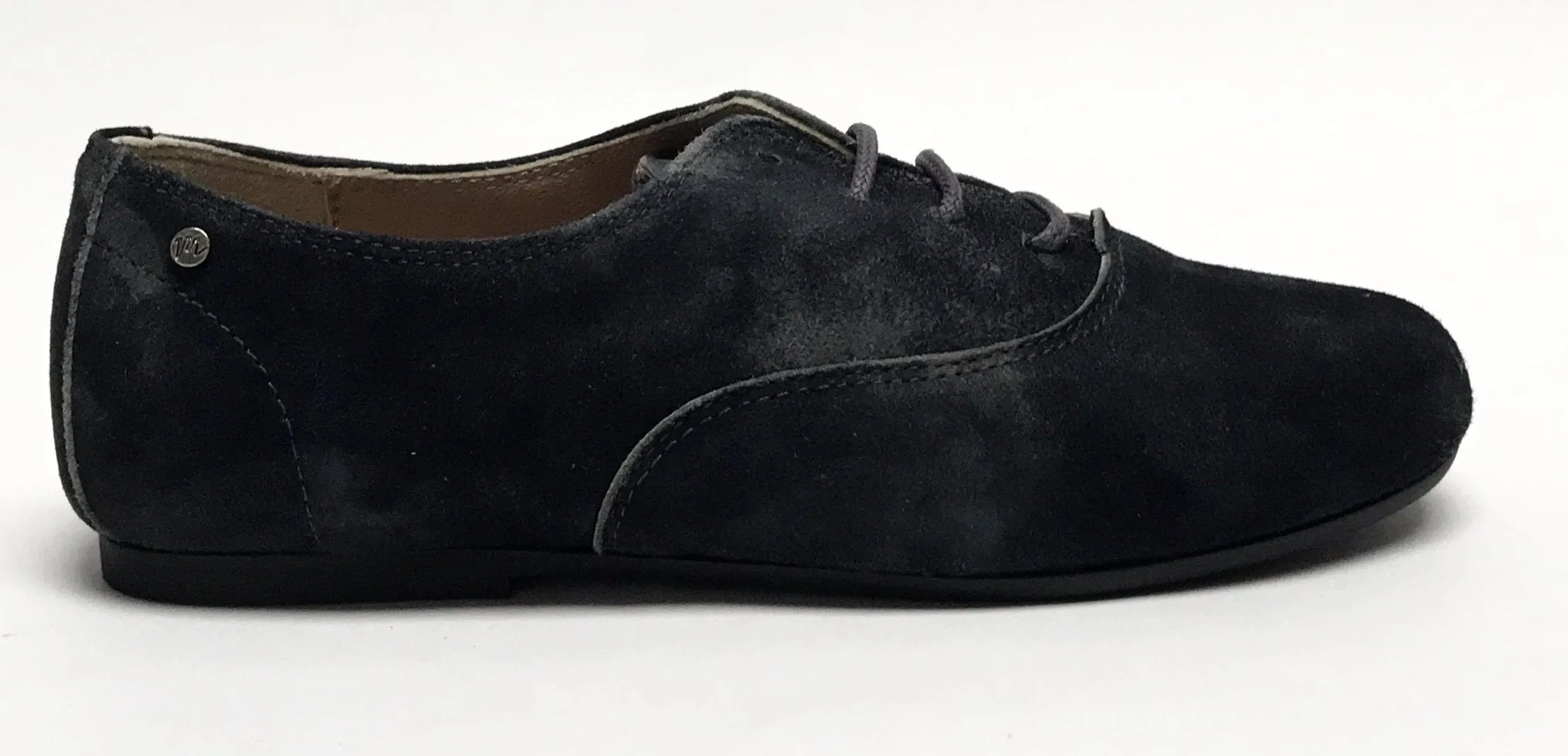 Manuela Gray Rugged Suede Derby