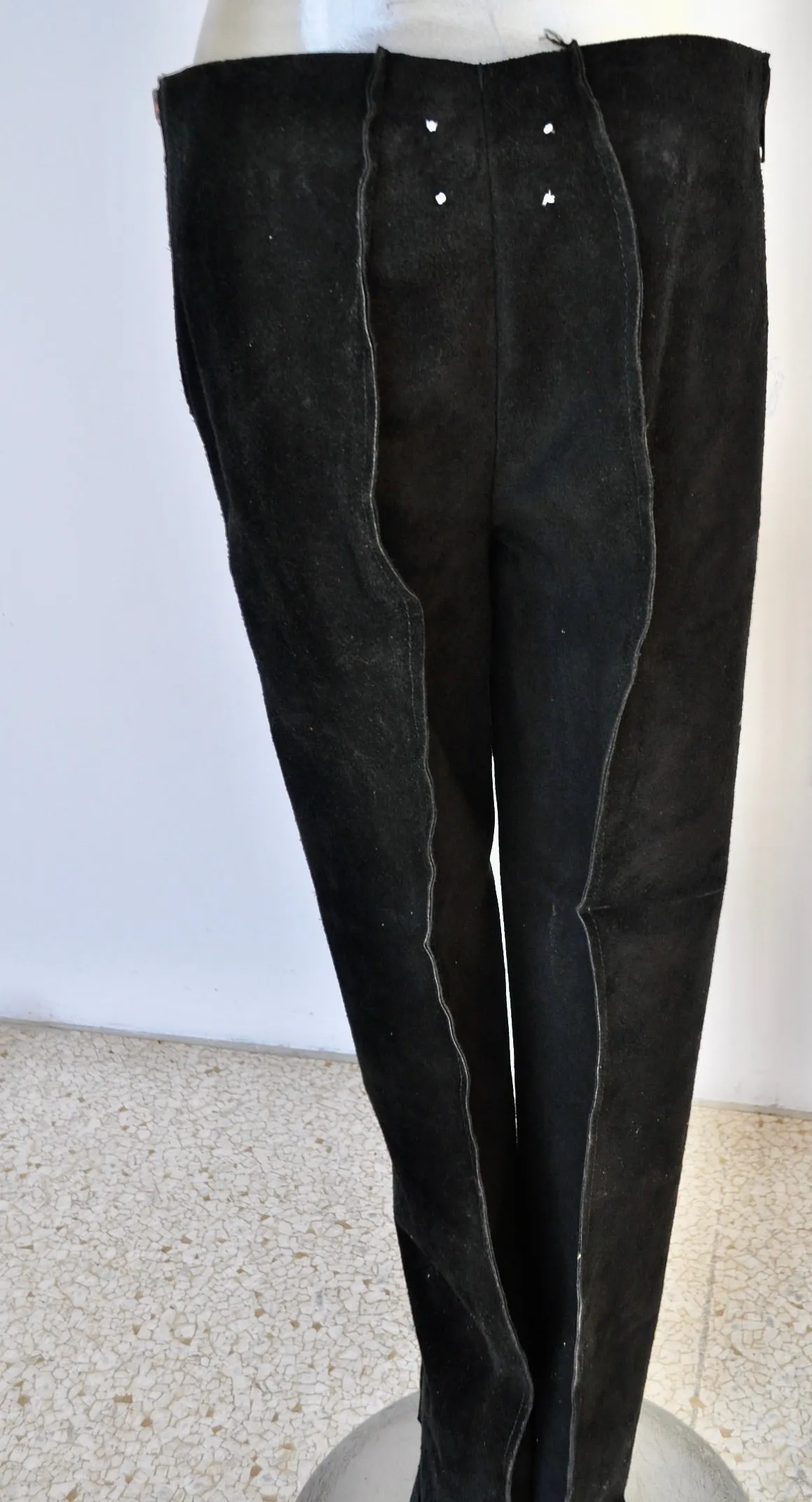 Margiela suede pants unused small size all original 1997