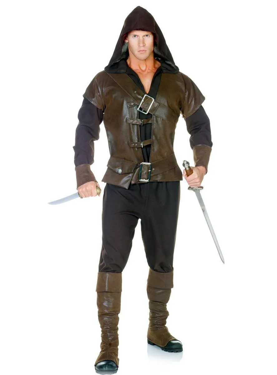 Medieval Arrow Assassin Mens Plus Size Costume