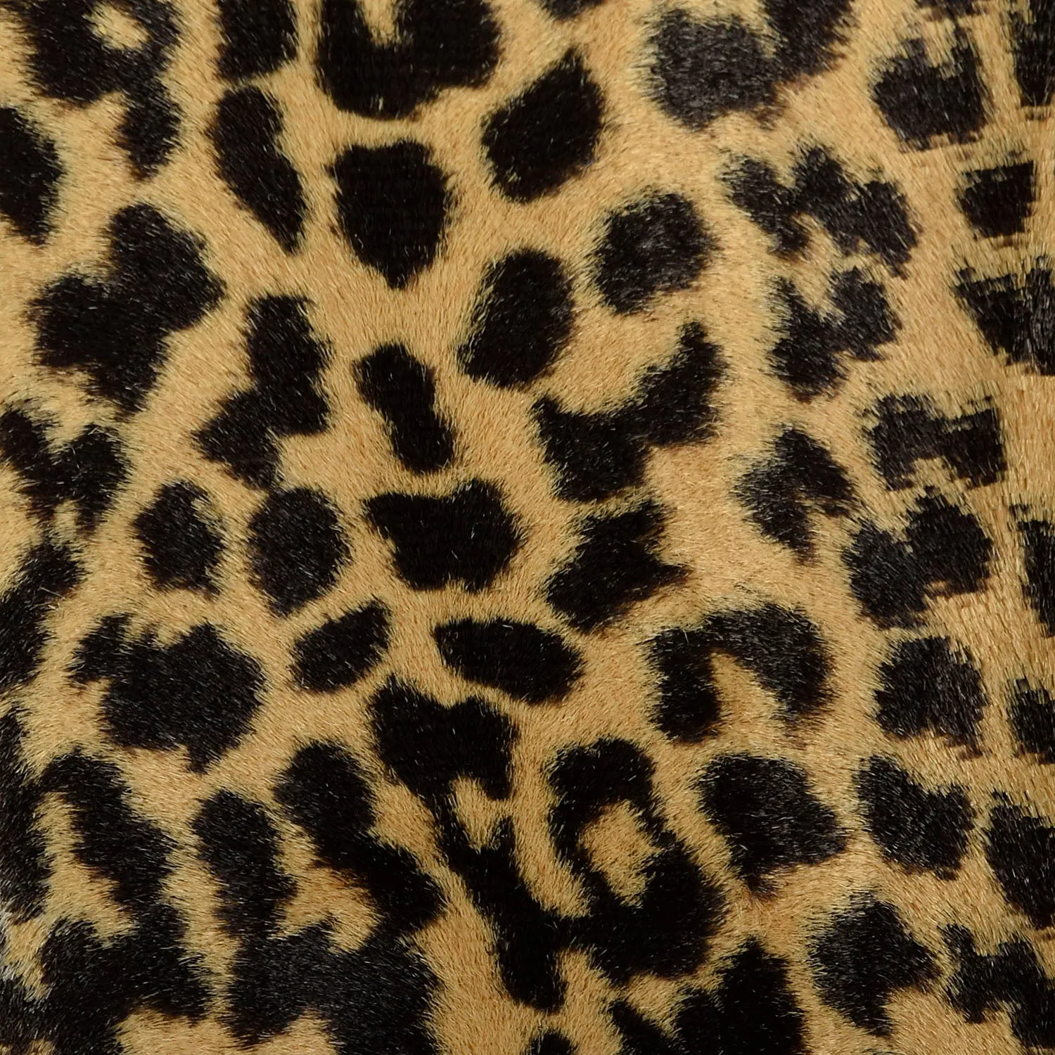 Medium 1960s Faux Fur Coat Animal Print Vegan Leopard Outerwear