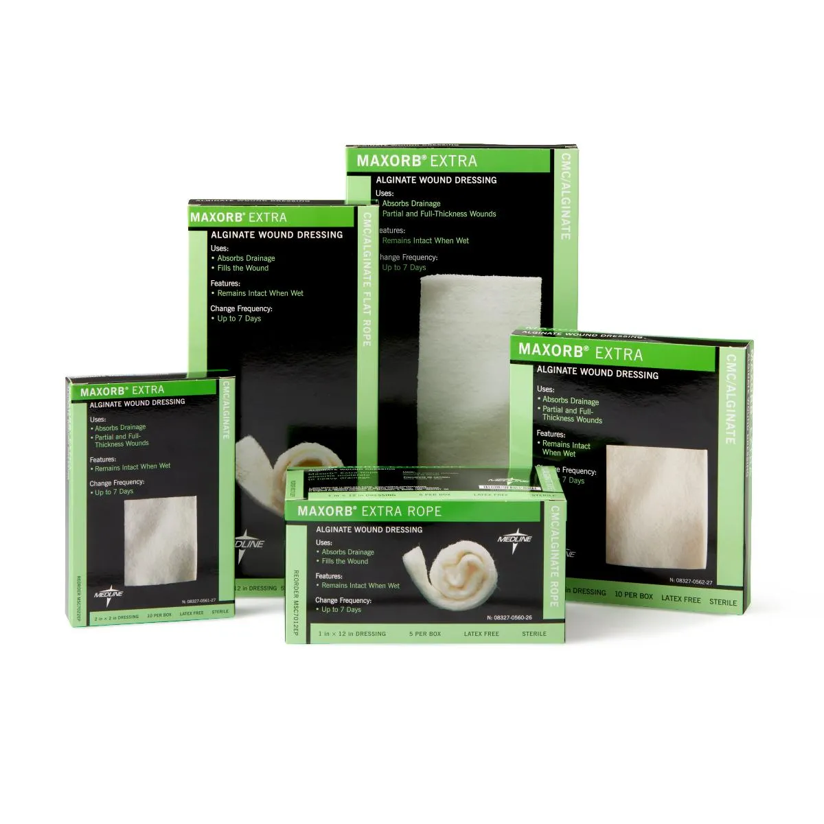 Medline Maxorb Extra CMC/Alginate Dressings