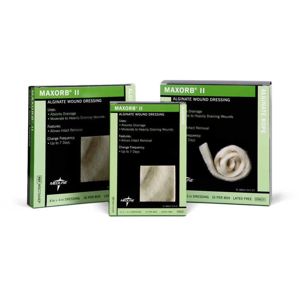 Medline Maxorb II Alginate Dressings