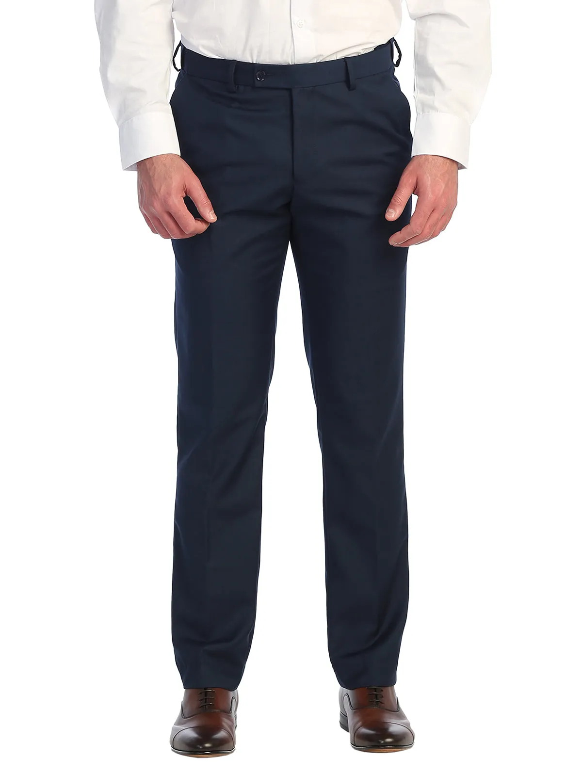 Men's Expandable Waist Dress Pants, Navy