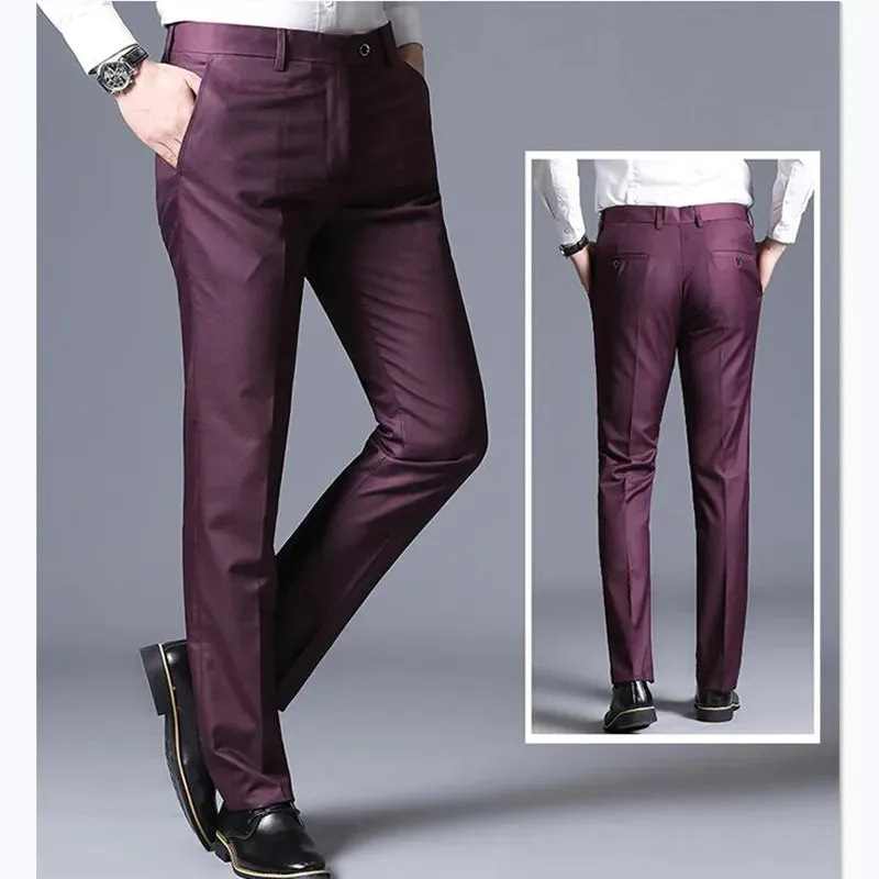 Men's Slim-Fit Dress Pants