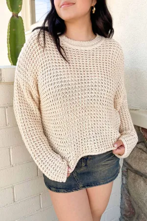 Mesh Knit Sweater