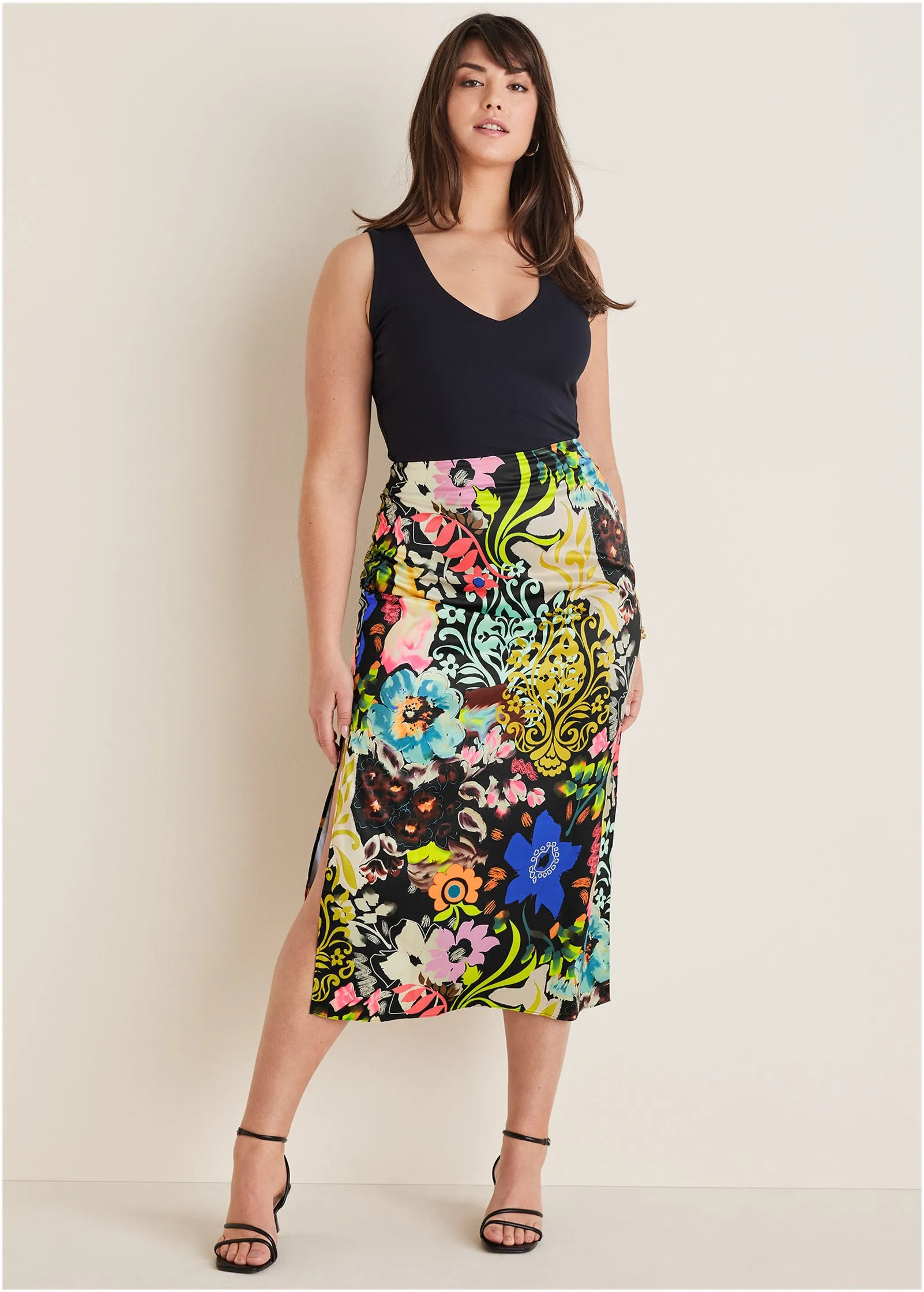 Midi Slip Skirt - Viva La Vida