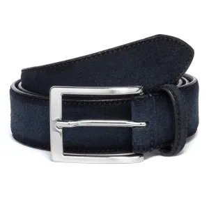 Navy Aero Suede Belt