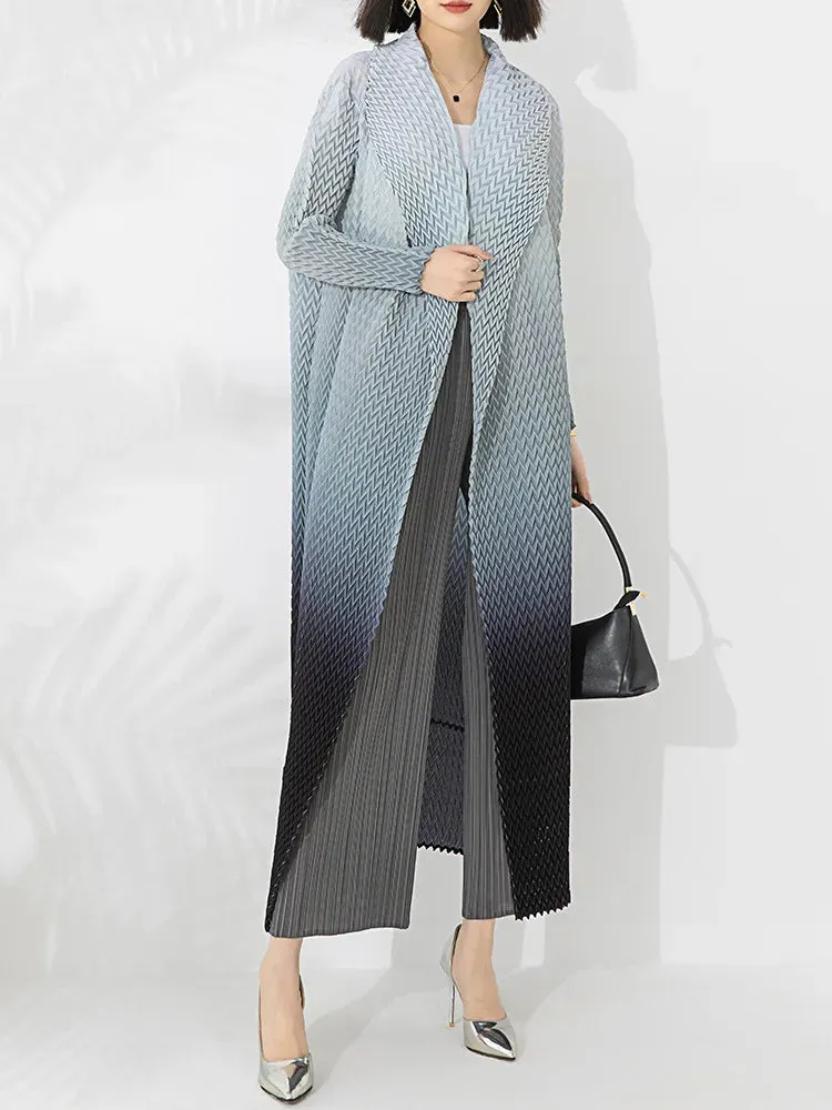 New Modern: Truly Pleated Ombre Trench Coat