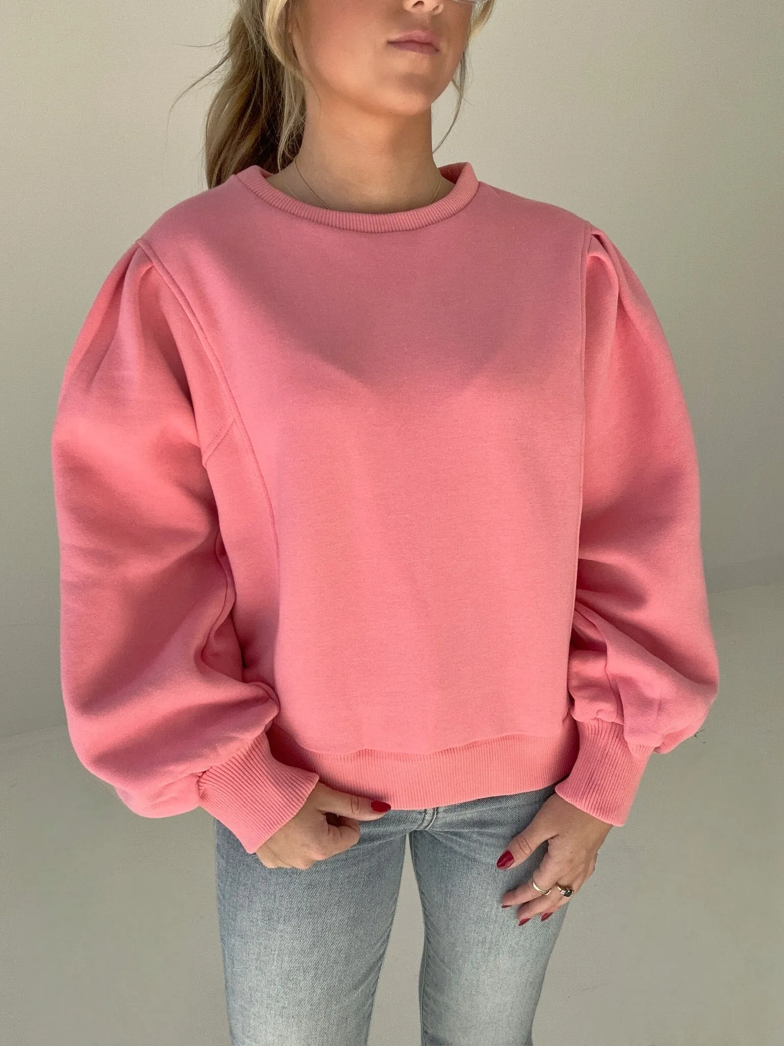 Nina Fancy Pullover - Pink