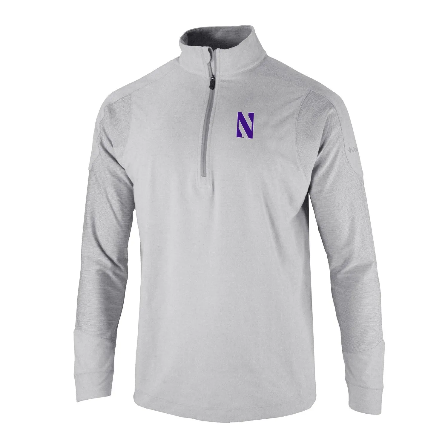 Northwestern Wildcats Men's Columbia Grey Quarter-Zip Pullover