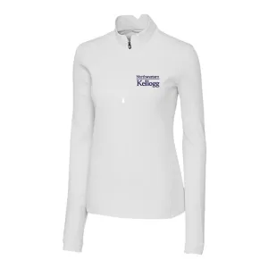 Northwestern Wildcats Women's Cutter &amp; Buck Kellogg Traverse Stretch Quarter-Zip Pullover