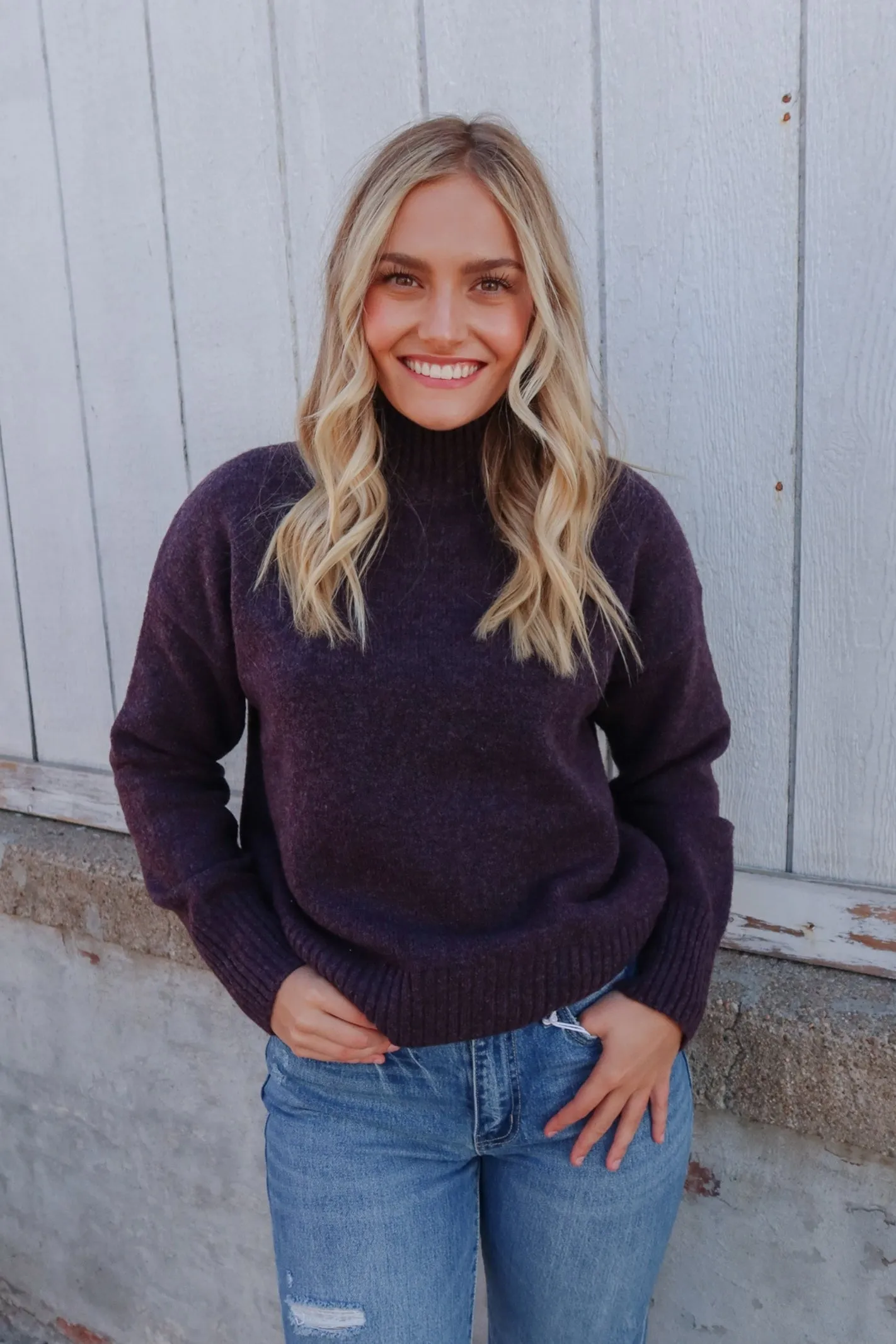 Oh So Cozy Mock Neck Sweater