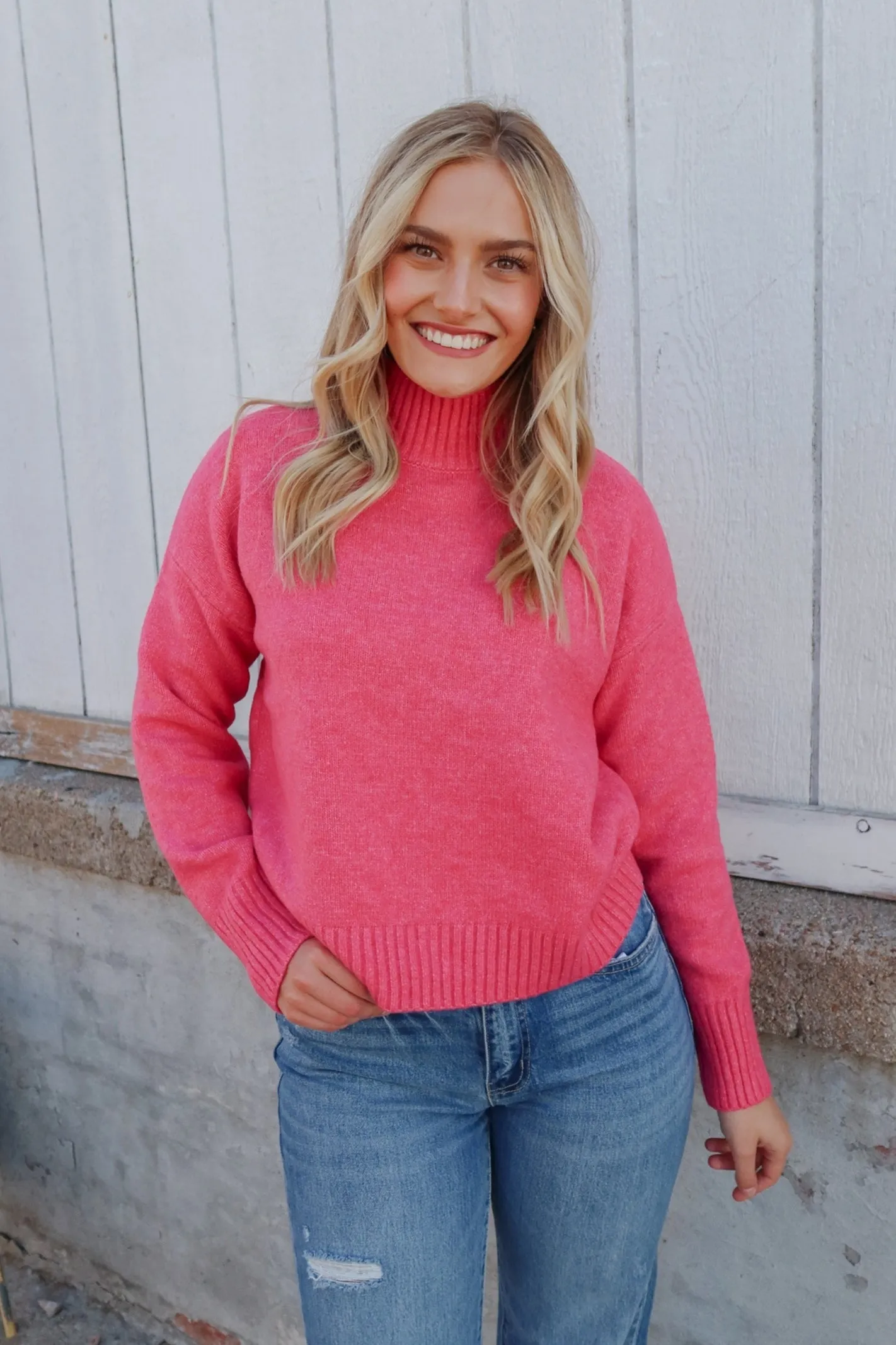 Oh So Cozy Mock Neck Sweater