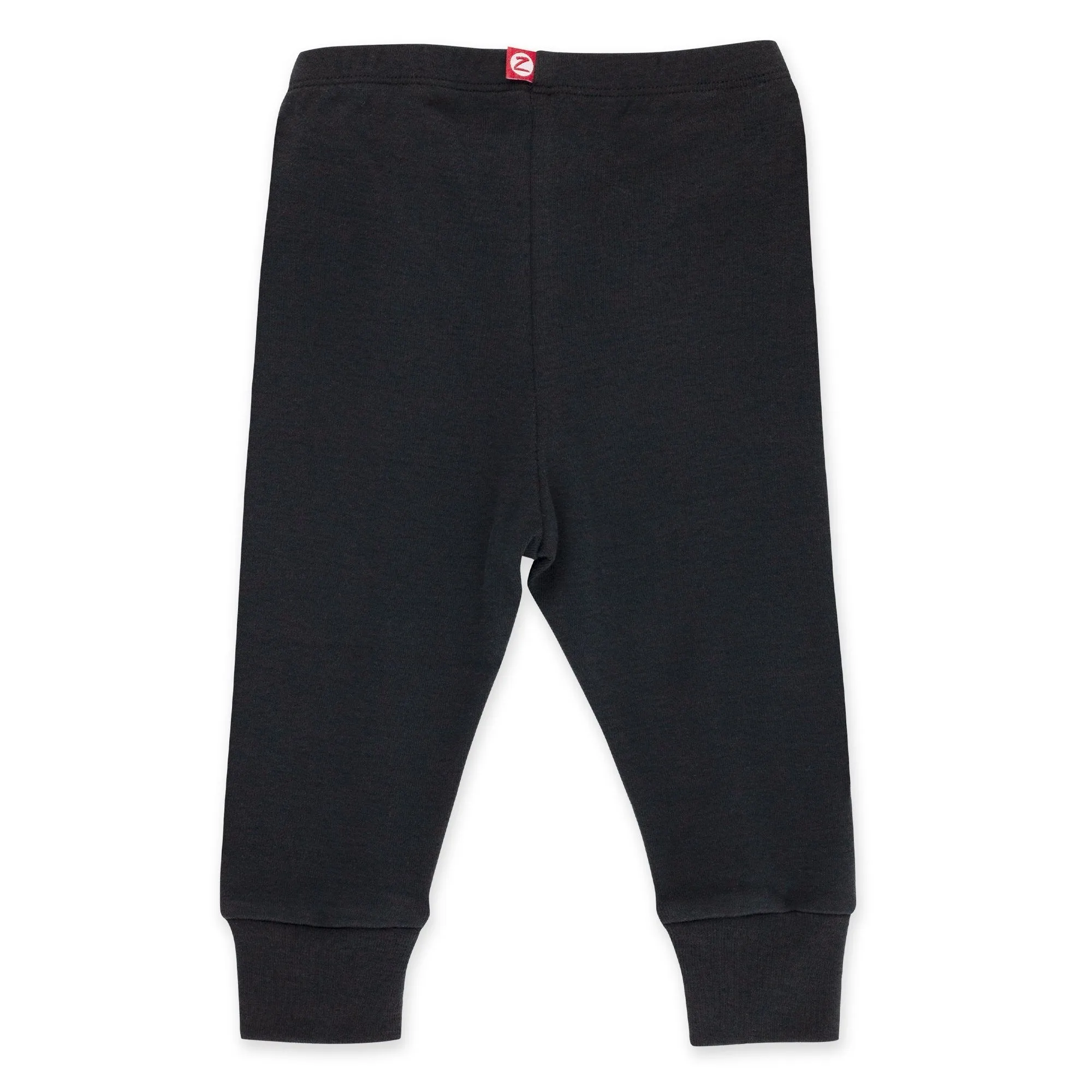 Organic Cotton Rib Jogger Pant - Black