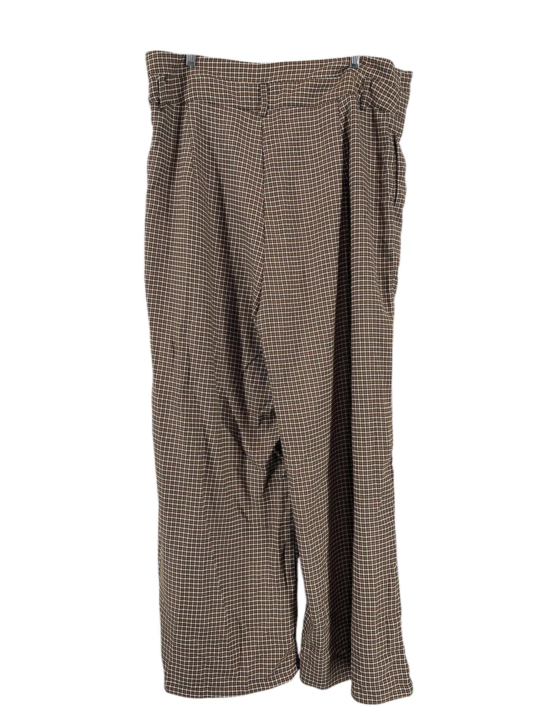 Pants Dress By Clothes Mentor In Brown, Size: 2x