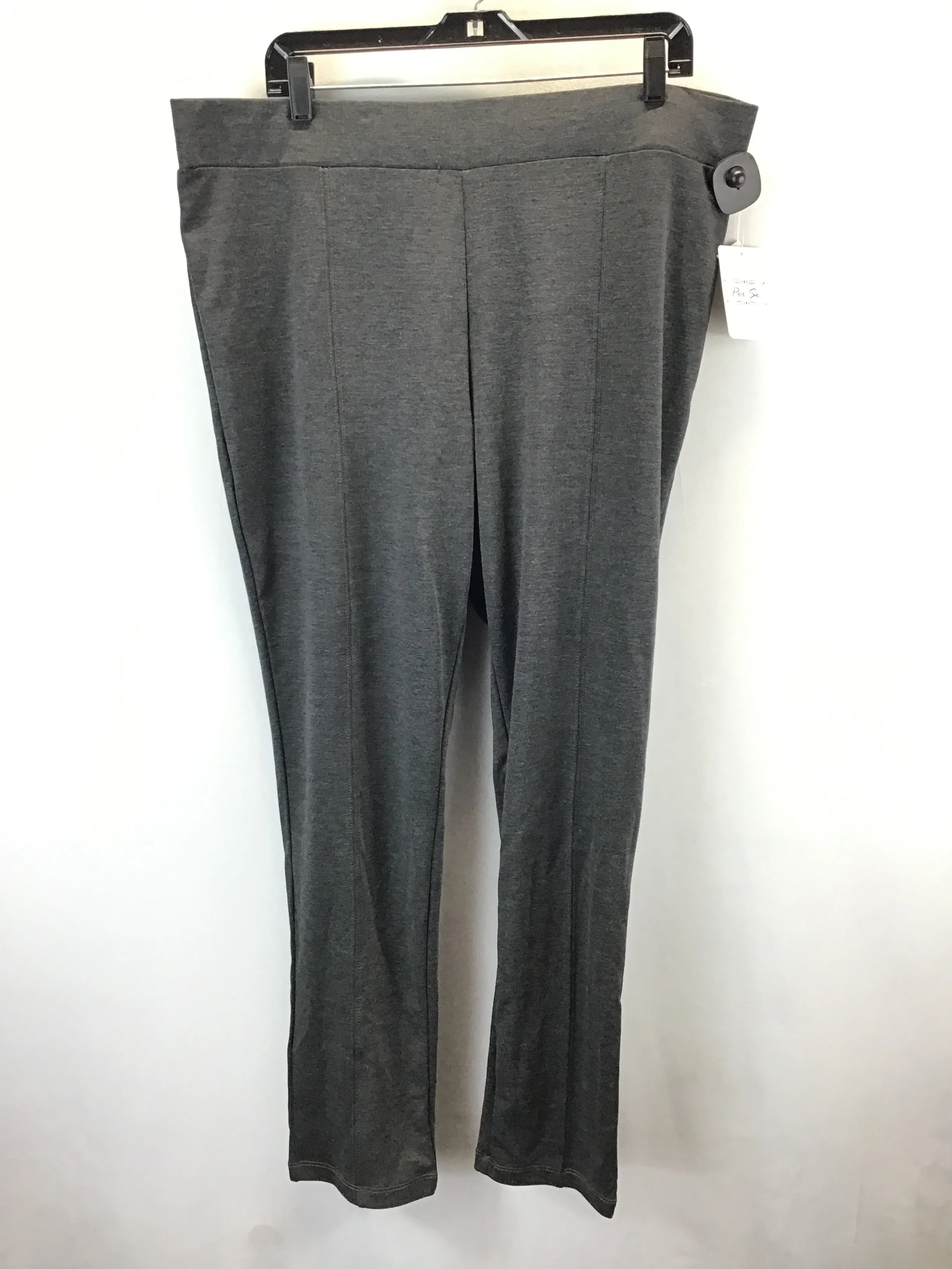 Pants Work/dress By Per Se In Grey, Size: 2x