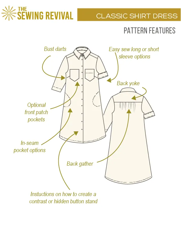 Pattern Bundle - Classic shirt & shirt dress