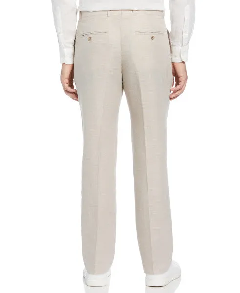 Perry Ellis Linen Blend Herringbone Pant