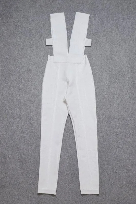 Pia Bandage Pants Jumpsuit - Cream