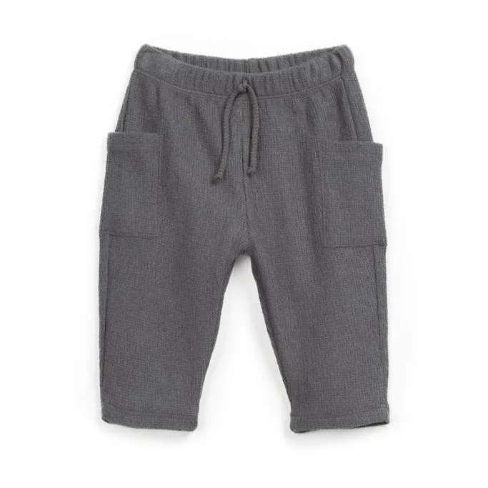 Play Up - Ribbed Pants - Charcoal