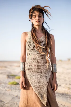 Pointy Nettle Yarn Dress ~>> Wild Himalayan Nettle Yarn