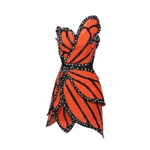 Pre Order:  Butterfly Sequined Mini Dress