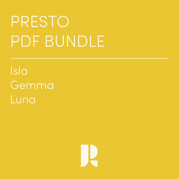 Presto Patterns PDF Bundle